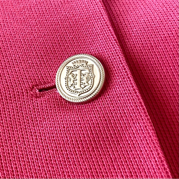 Classic Talbots Deep Coral Blzaer Size 10 EUC - Picture 11 of 13